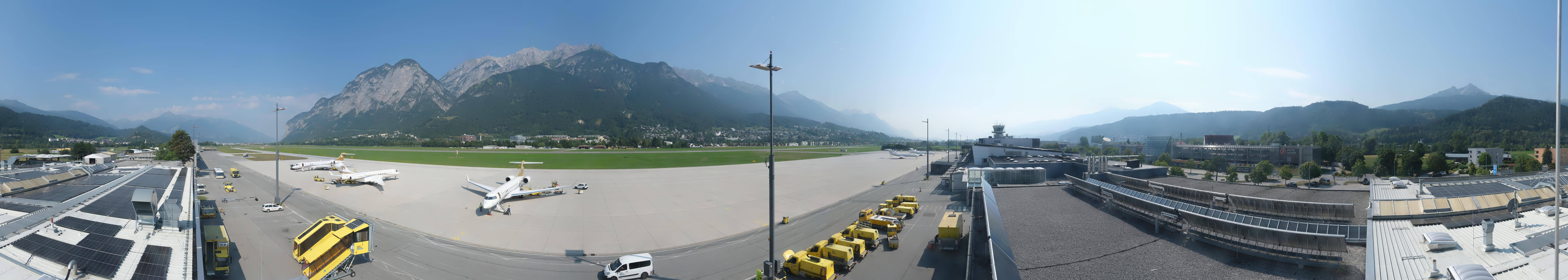 Archived image Webcam Airport Innsbruck Panorama