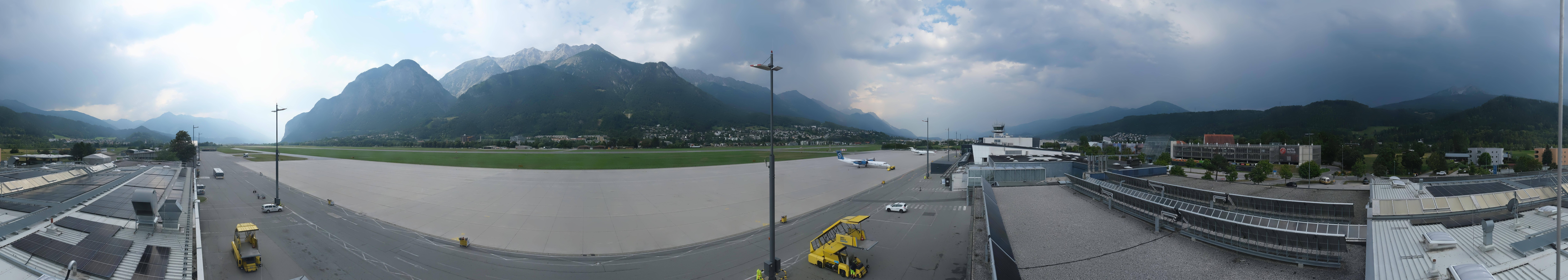 Archived image Webcam Airport Innsbruck Panorama