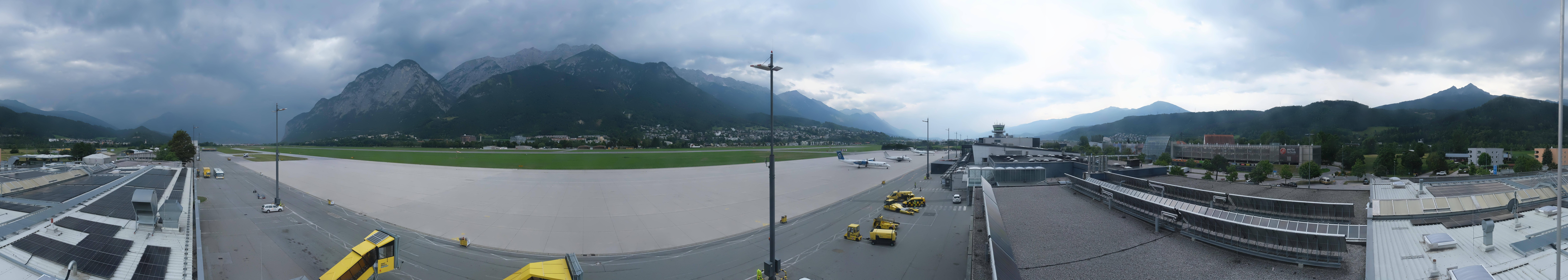 Archived image Webcam Airport Innsbruck Panorama