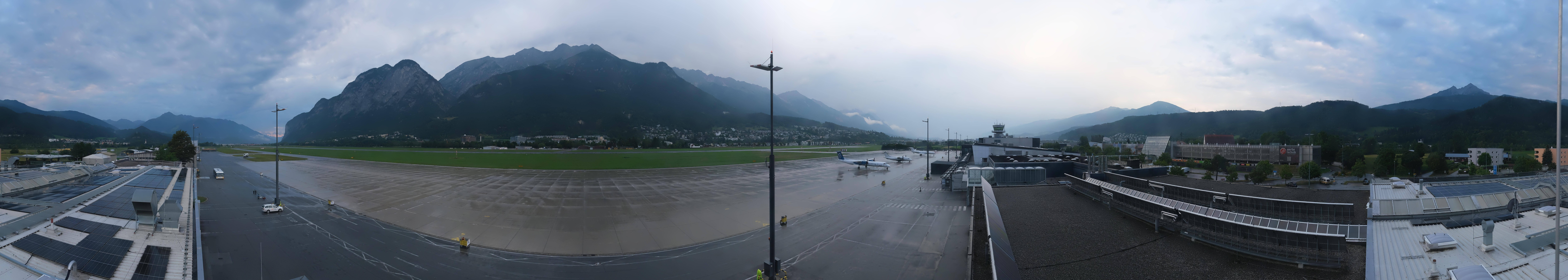 Archived image Webcam Airport Innsbruck Panorama