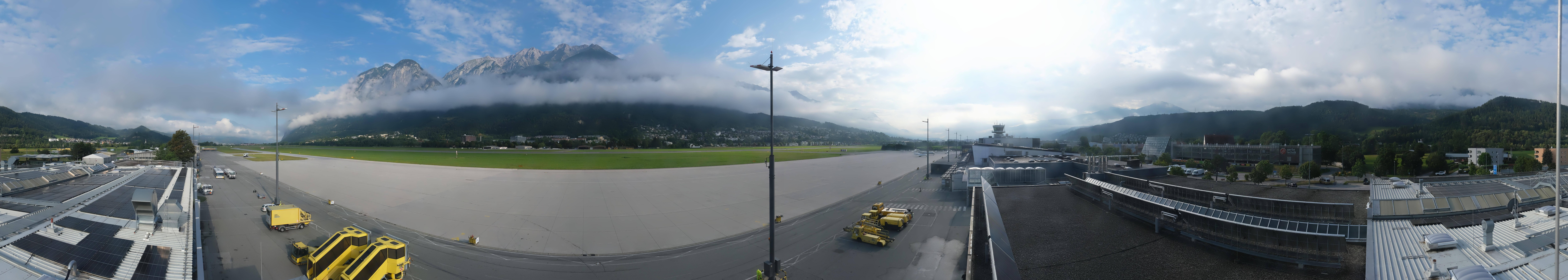 Archiv Foto Webcam Panorama Innsbruck Flughafen