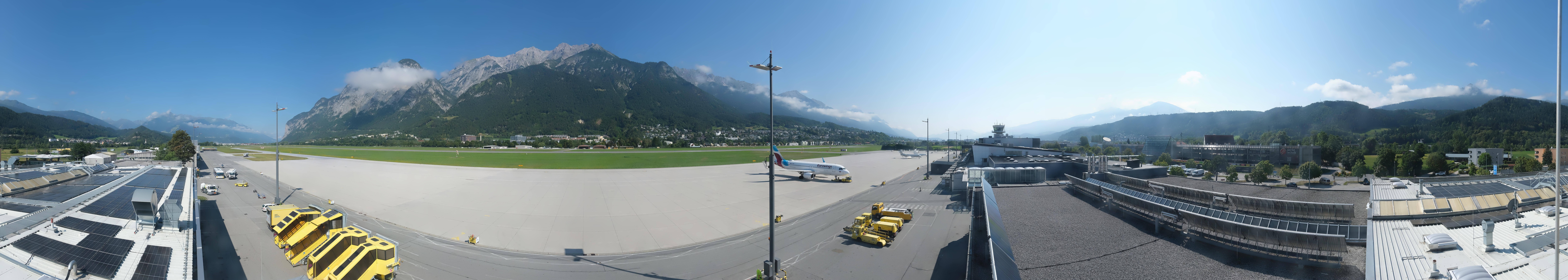 Archiv Foto Webcam Panorama Innsbruck Flughafen