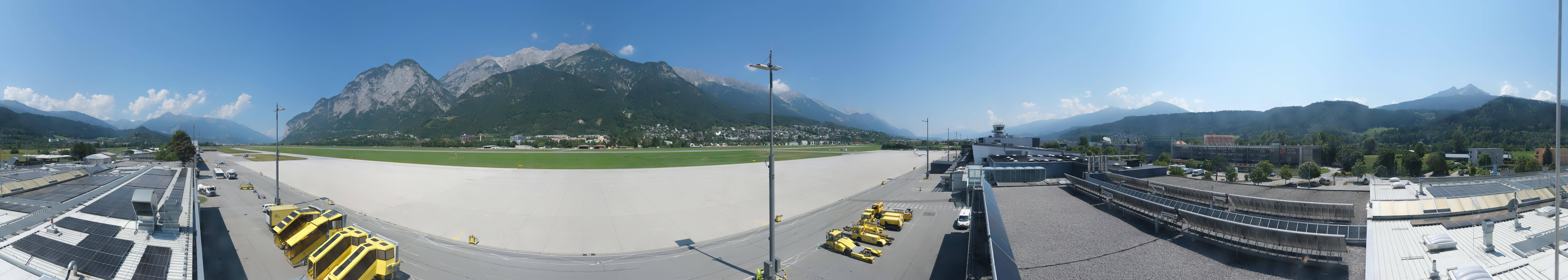 Archiv Foto Webcam Panorama Innsbruck Flughafen