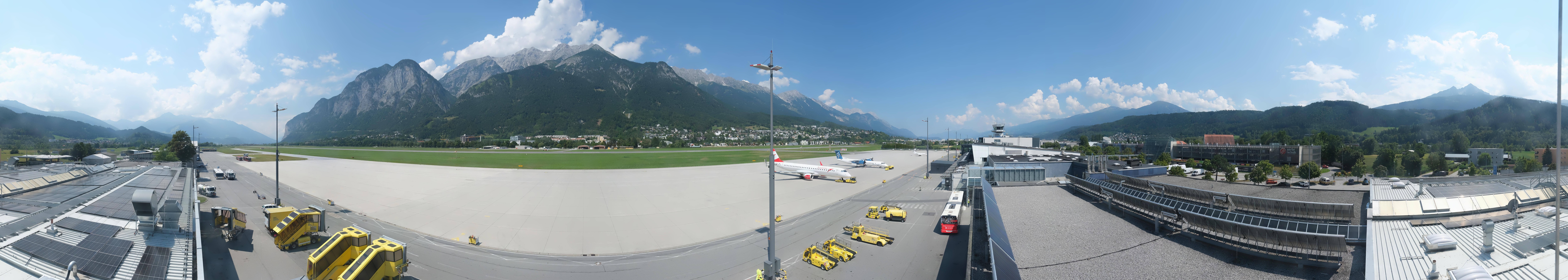 Archiv Foto Webcam Panorama Innsbruck Flughafen