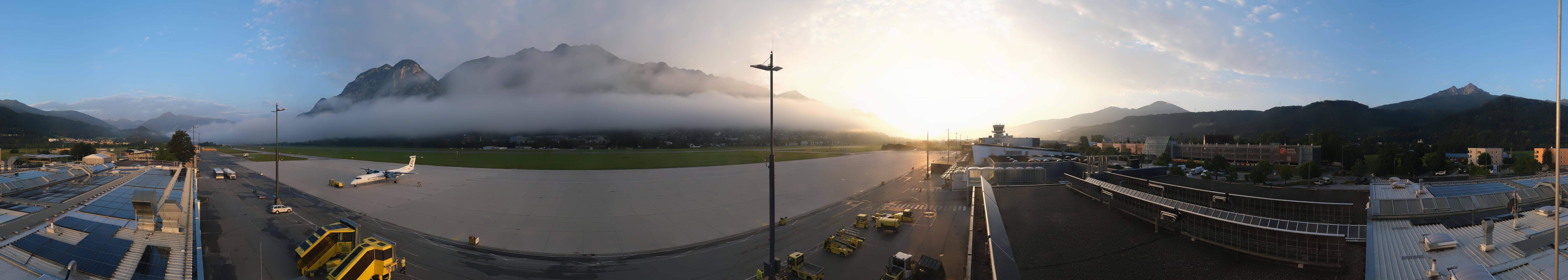 Archiv Foto Webcam Panorama Innsbruck Flughafen