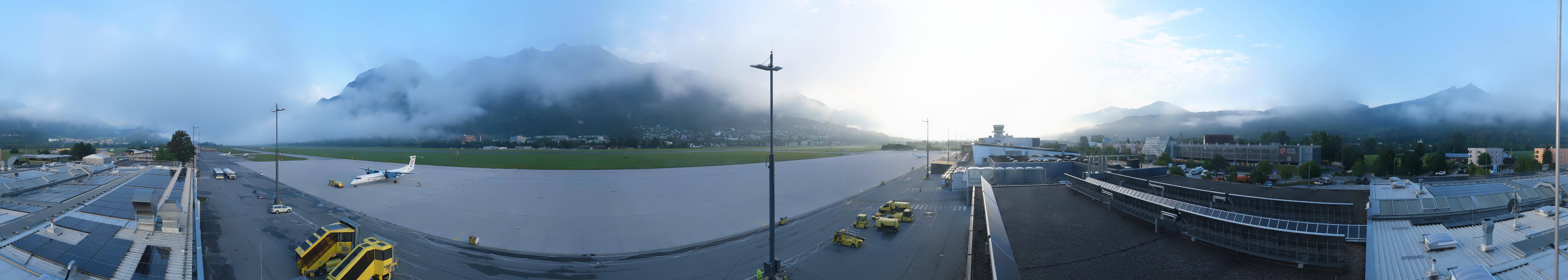 Archiv Foto Webcam Panorama Innsbruck Flughafen