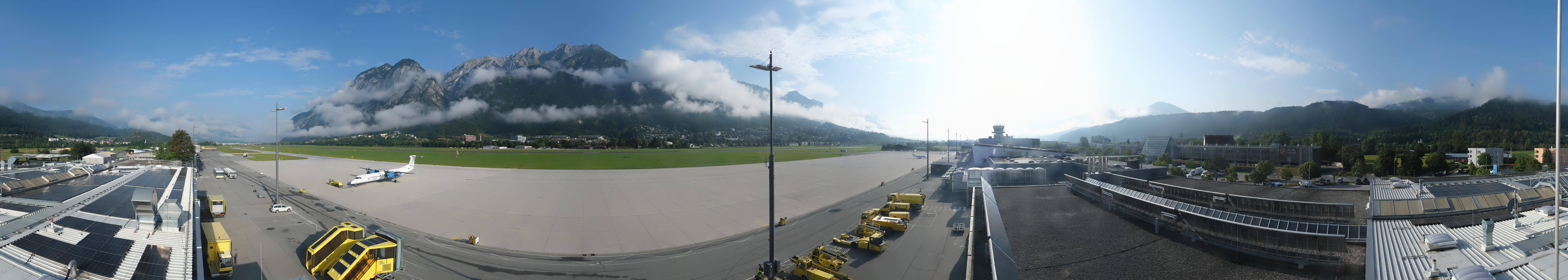 Archiv Foto Webcam Panorama Innsbruck Flughafen