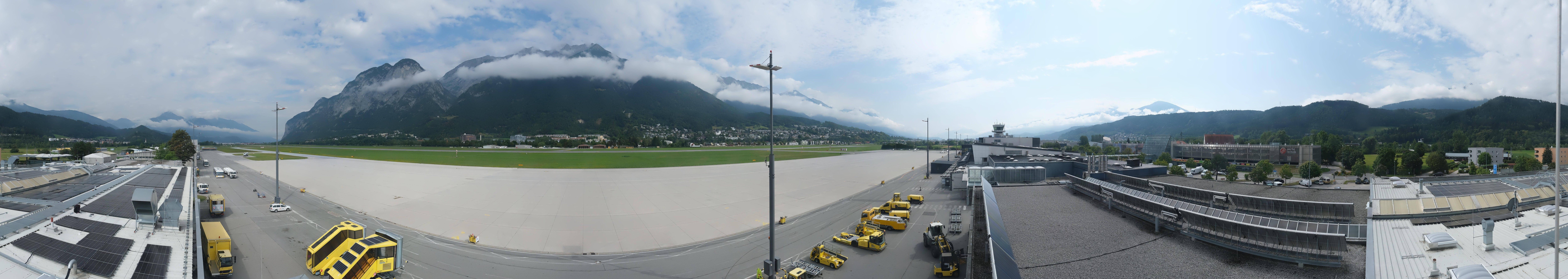 Archiv Foto Webcam Panorama Innsbruck Flughafen
