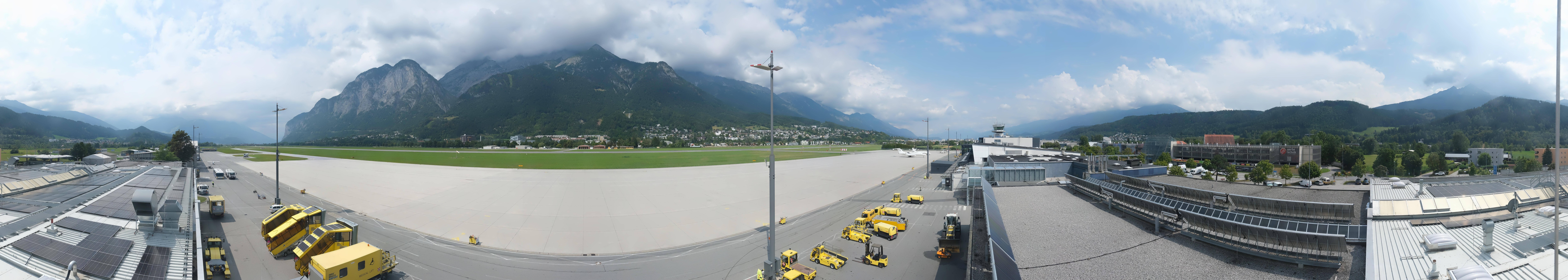 Archiv Foto Webcam Panorama Innsbruck Flughafen