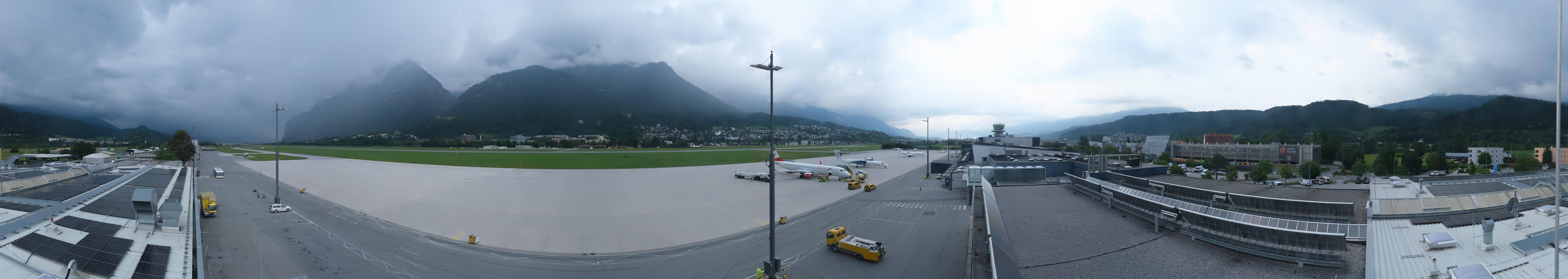 Archiv Foto Webcam Panorama Innsbruck Flughafen