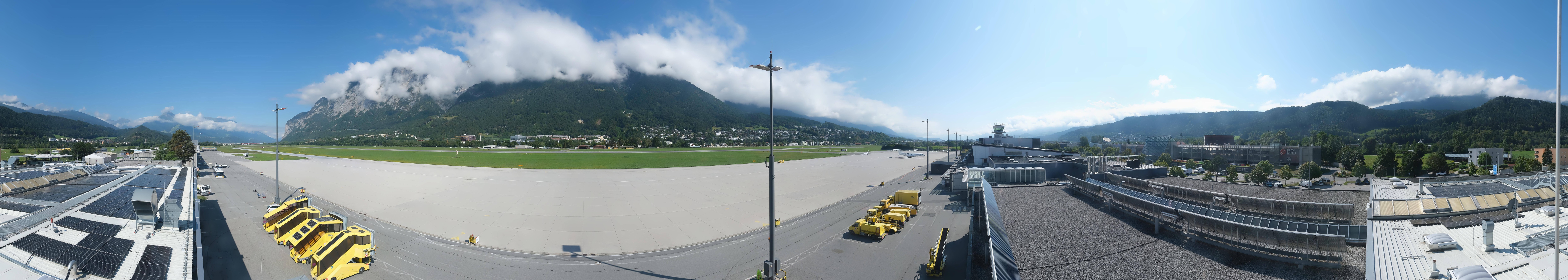 Archiv Foto Webcam Panorama Innsbruck Flughafen