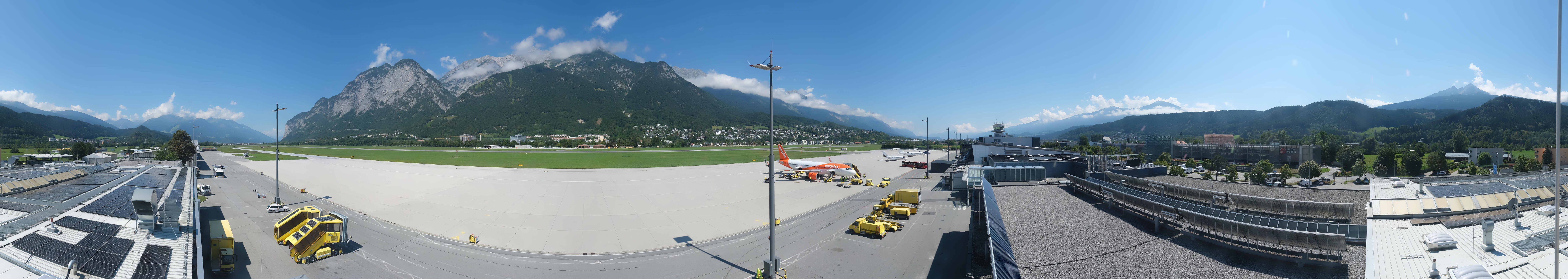 Archiv Foto Webcam Panorama Innsbruck Flughafen