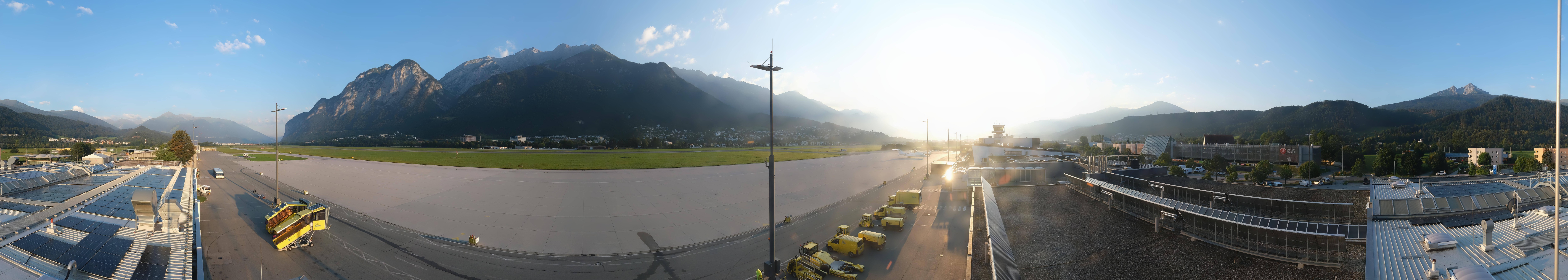 Archiv Foto Webcam Panorama Innsbruck Flughafen