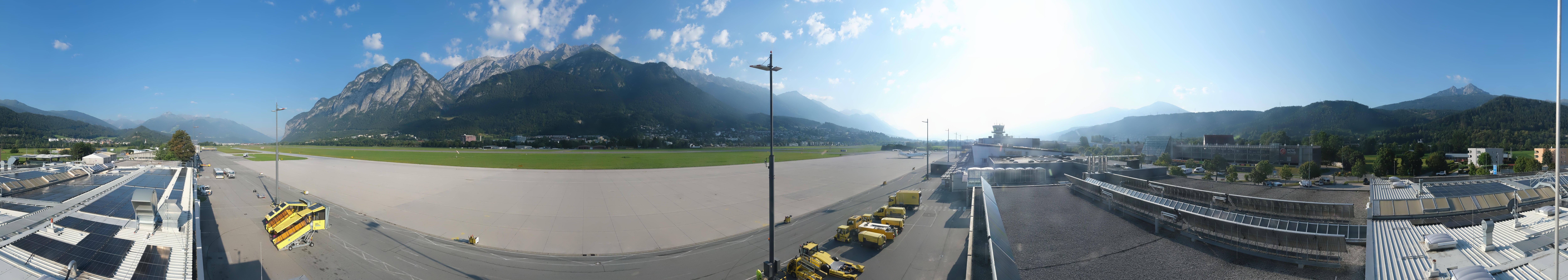 Archiv Foto Webcam Panorama Innsbruck Flughafen