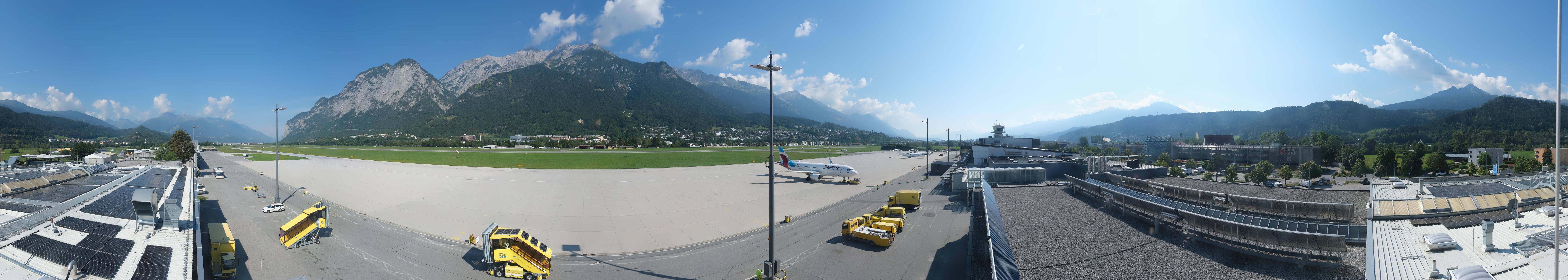 Archiv Foto Webcam Panorama Innsbruck Flughafen