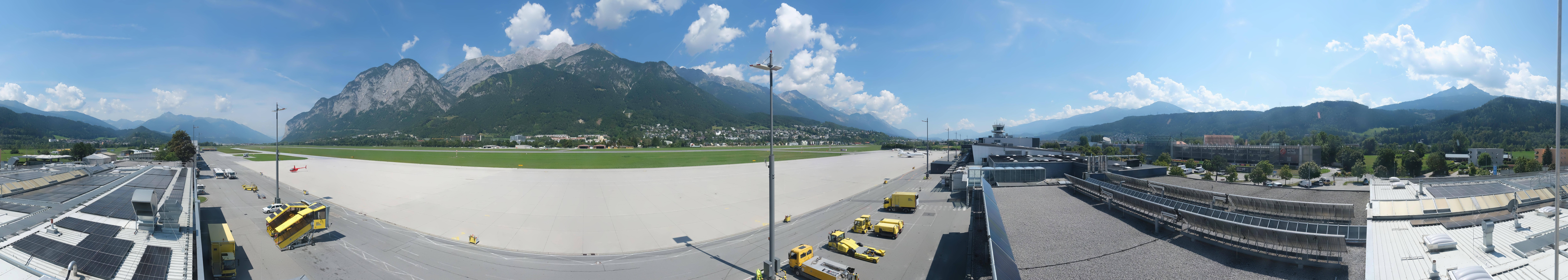Archiv Foto Webcam Panorama Innsbruck Flughafen