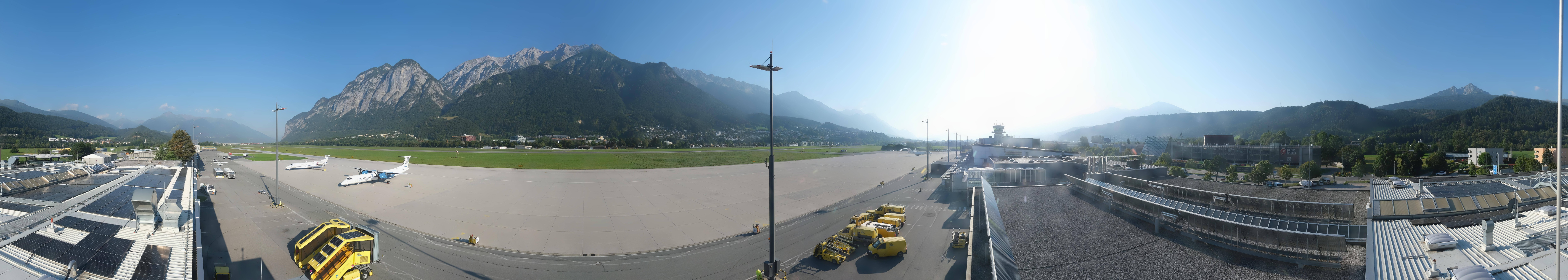 Archiv Foto Webcam Panorama Innsbruck Flughafen