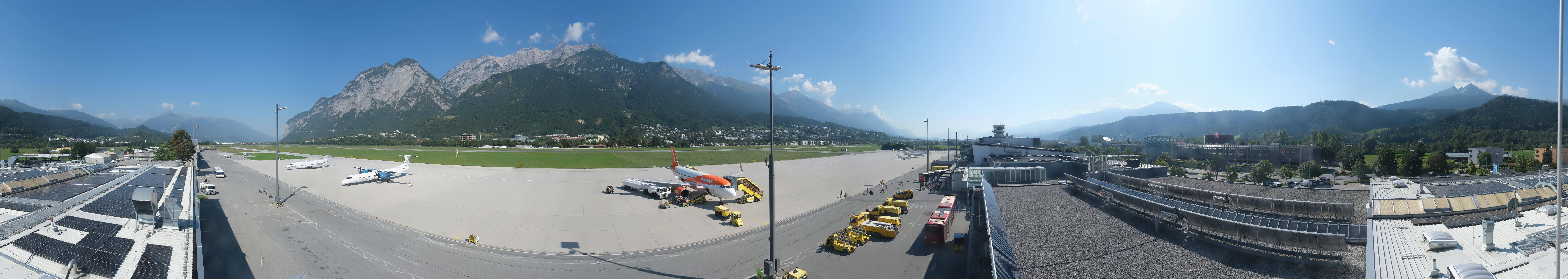 Archiv Foto Webcam Panorama Innsbruck Flughafen