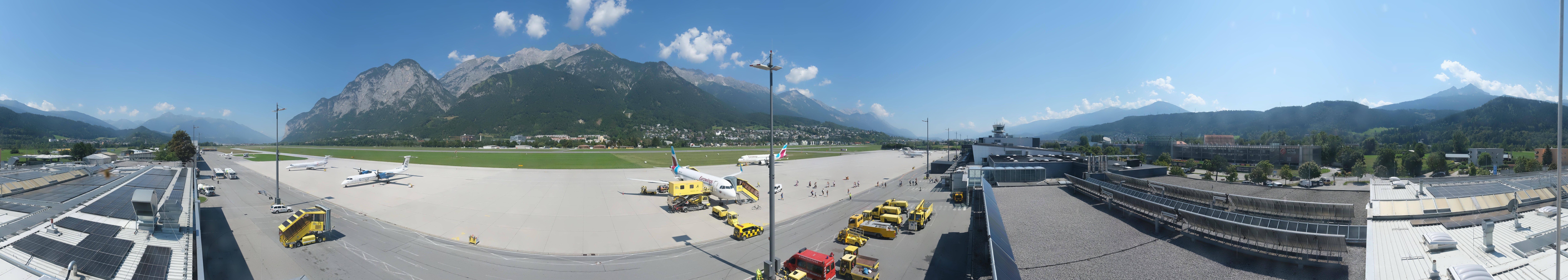 Archiv Foto Webcam Panorama Innsbruck Flughafen