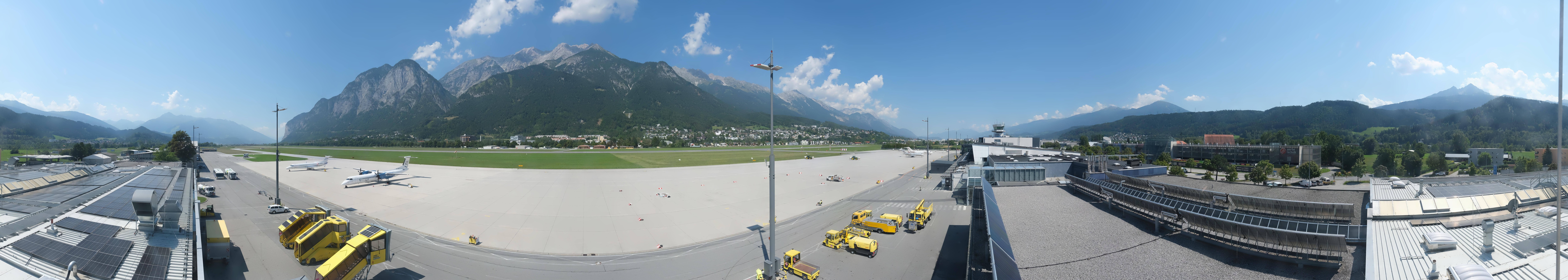 Archived image Webcam Airport Innsbruck Panorama