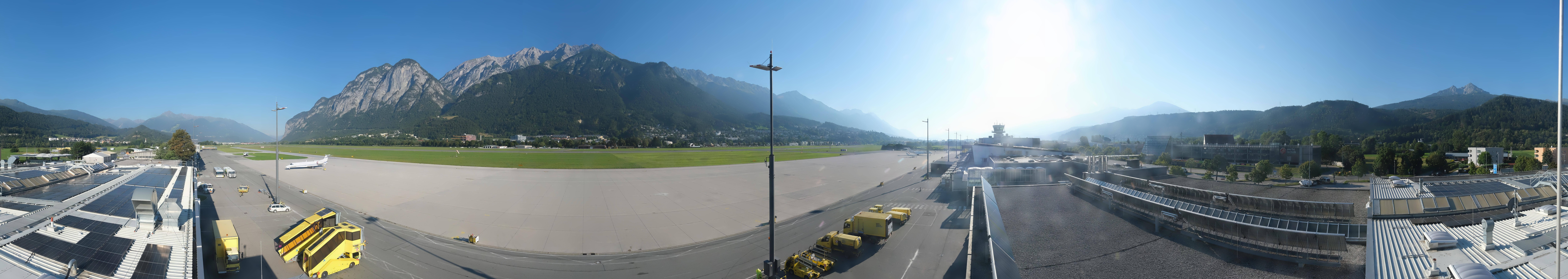 Archiv Foto Webcam Panorama Innsbruck Flughafen