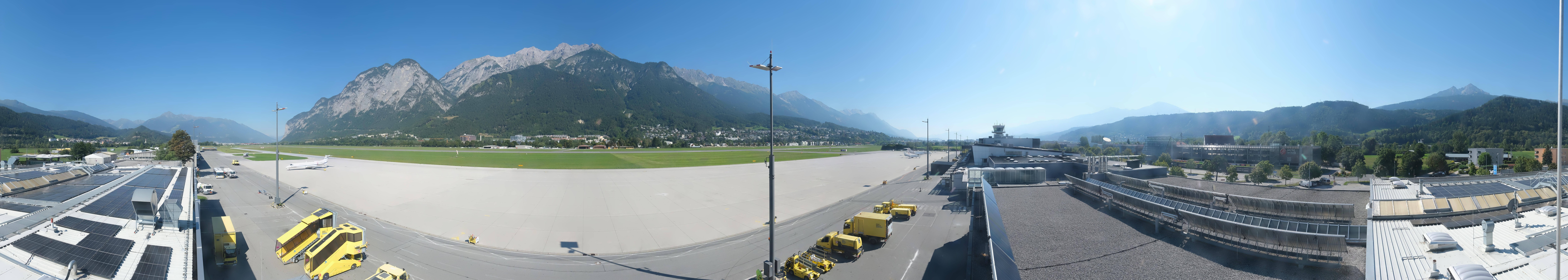 Archiv Foto Webcam Panorama Innsbruck Flughafen