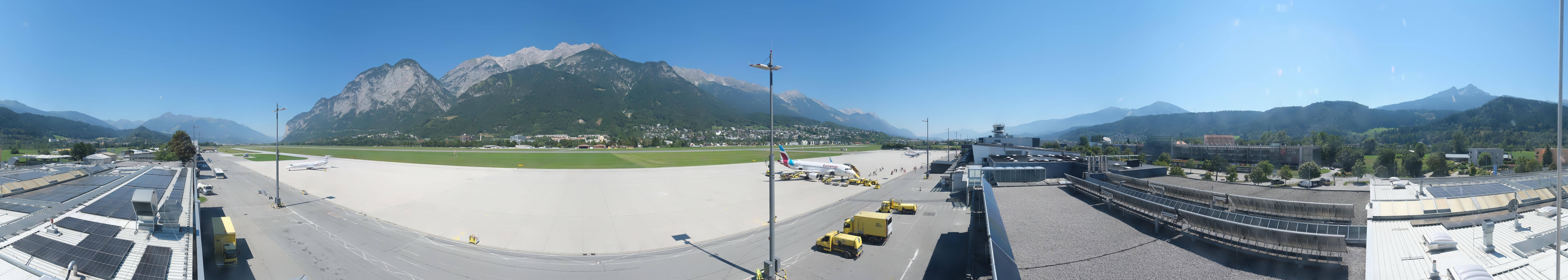 Archiv Foto Webcam Panorama Innsbruck Flughafen