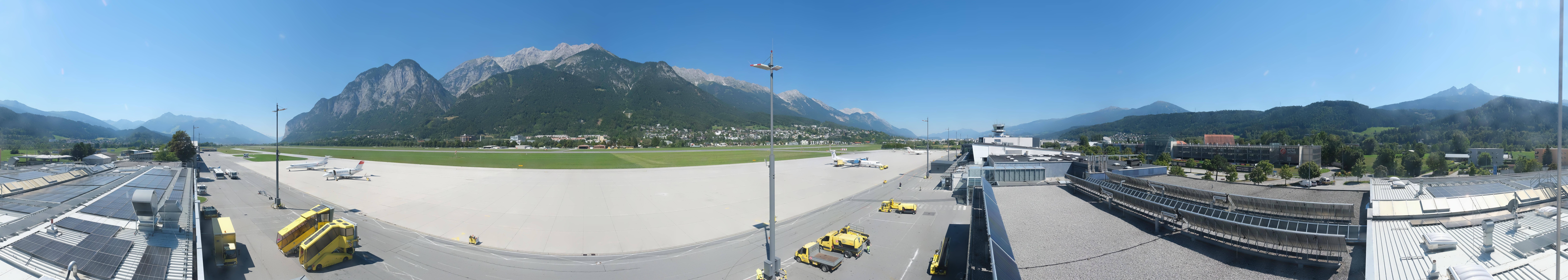 Archiv Foto Webcam Panorama Innsbruck Flughafen