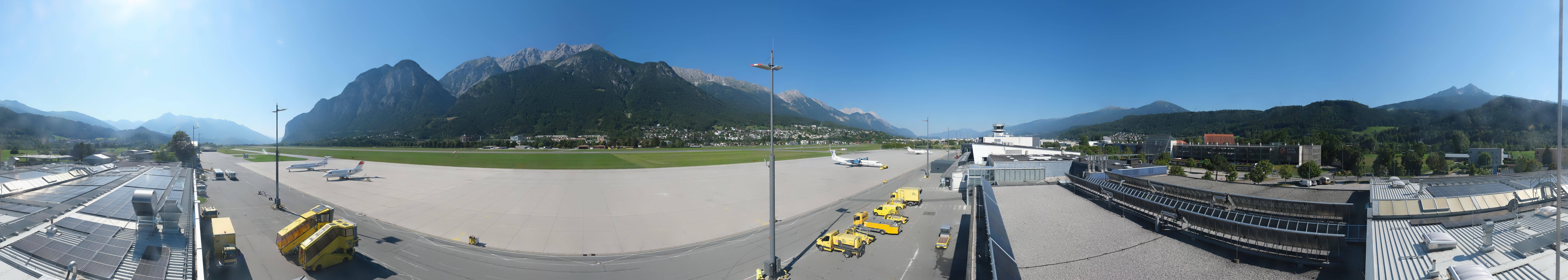 Archiv Foto Webcam Panorama Innsbruck Flughafen
