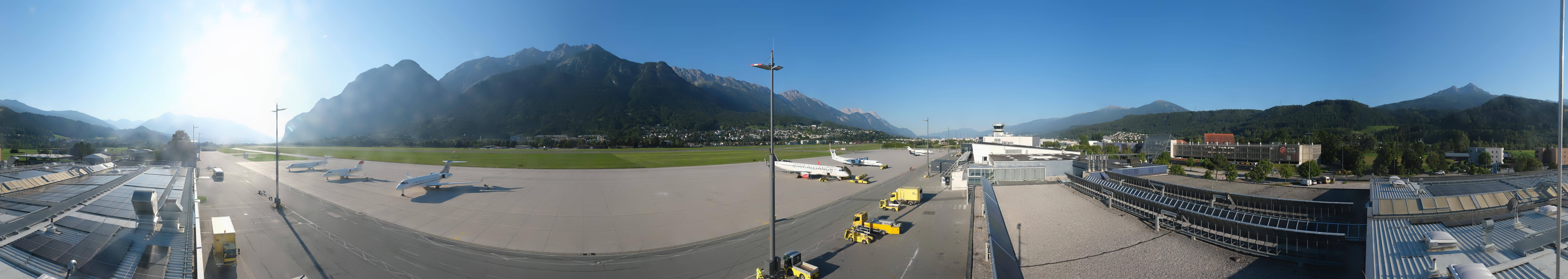 Archiv Foto Webcam Panorama Innsbruck Flughafen