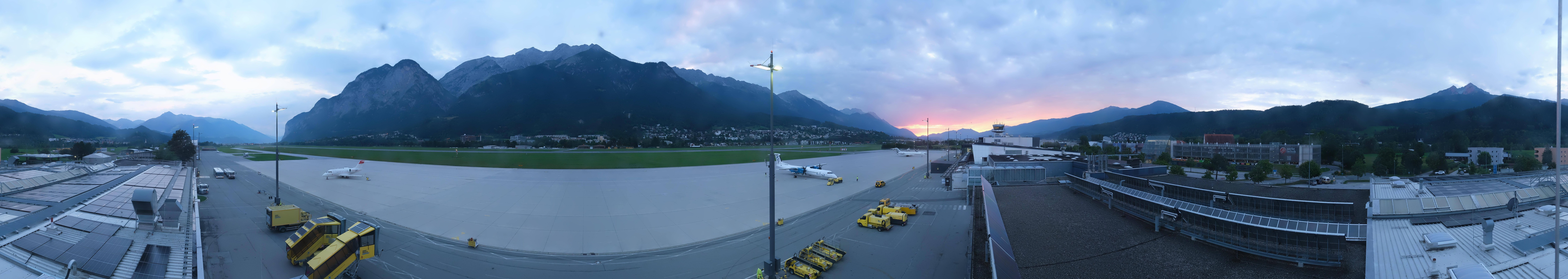 Archived image Webcam Airport Innsbruck Panorama