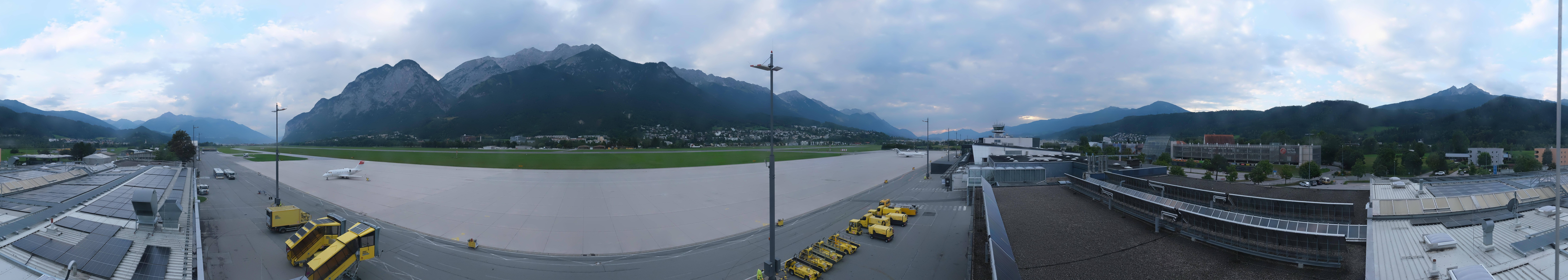 Archived image Webcam Airport Innsbruck Panorama