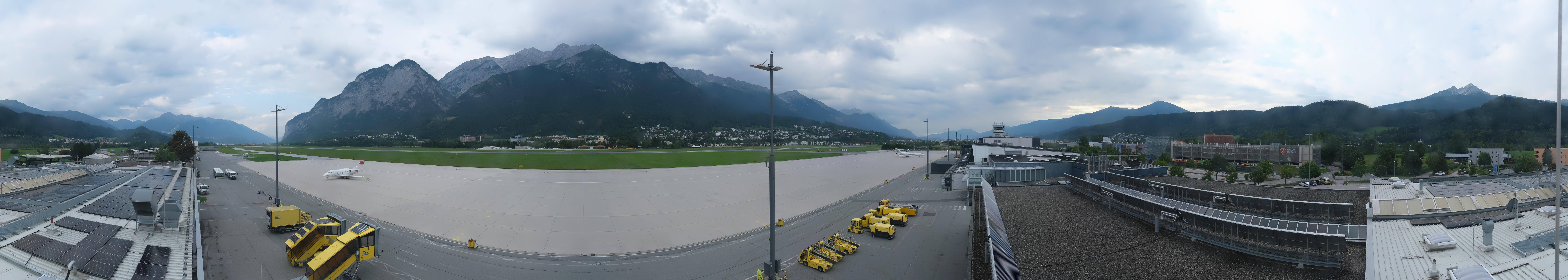 Archived image Webcam Airport Innsbruck Panorama