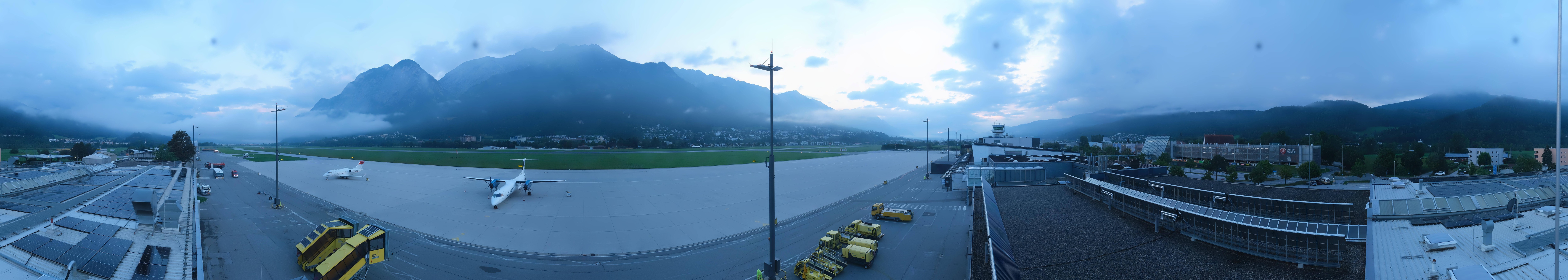 Archiv Foto Webcam Panorama Innsbruck Flughafen
