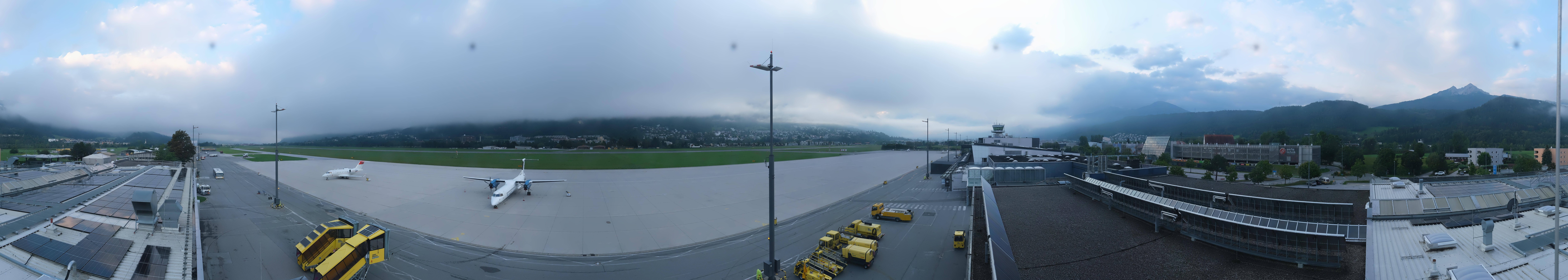 Archiv Foto Webcam Panorama Innsbruck Flughafen