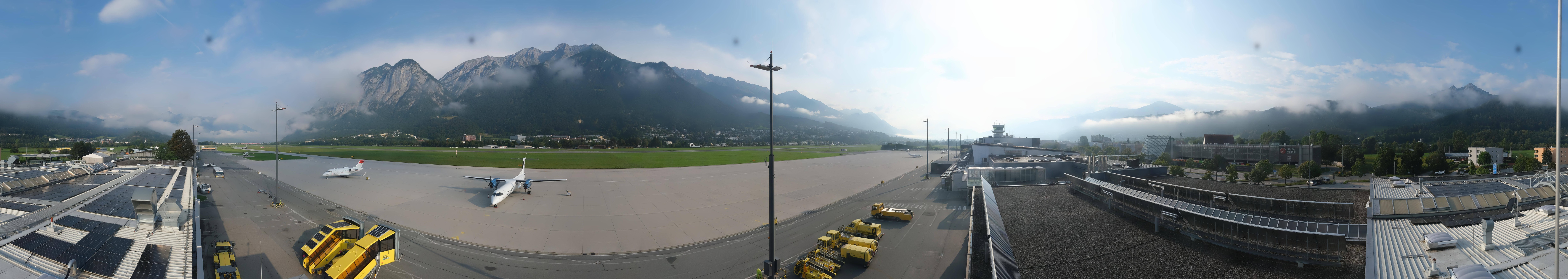Archiv Foto Webcam Panorama Innsbruck Flughafen