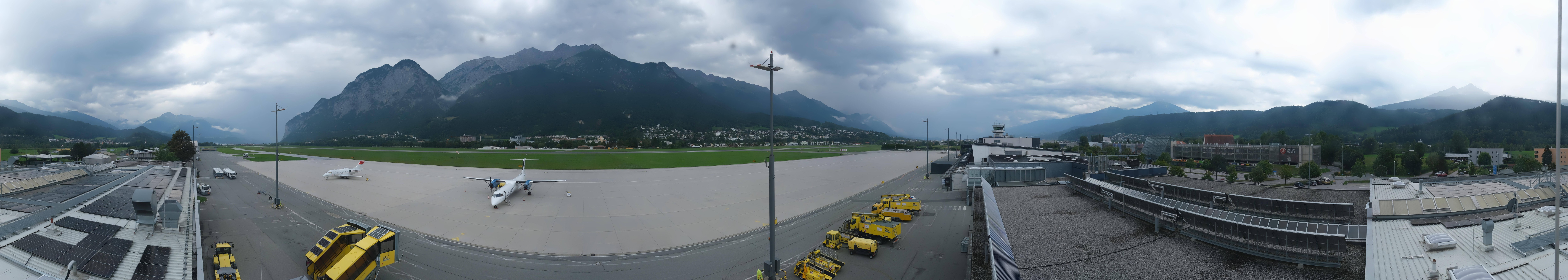 Archiv Foto Webcam Panorama Innsbruck Flughafen