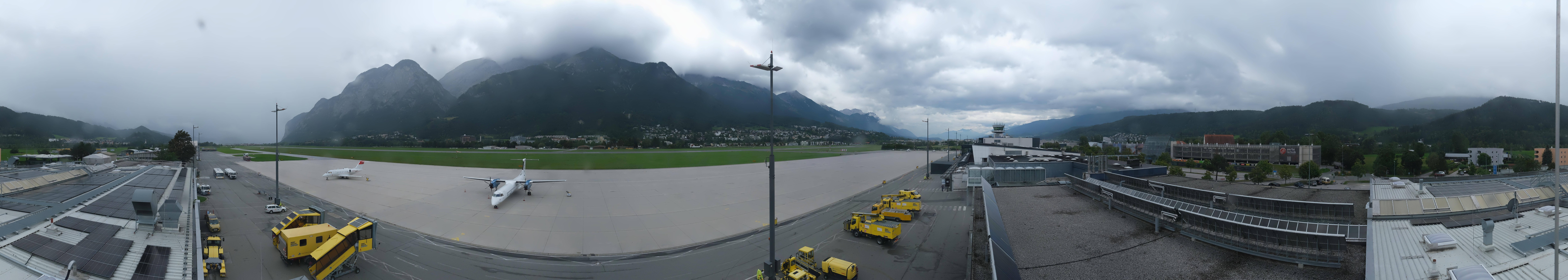 Archiv Foto Webcam Panorama Innsbruck Flughafen