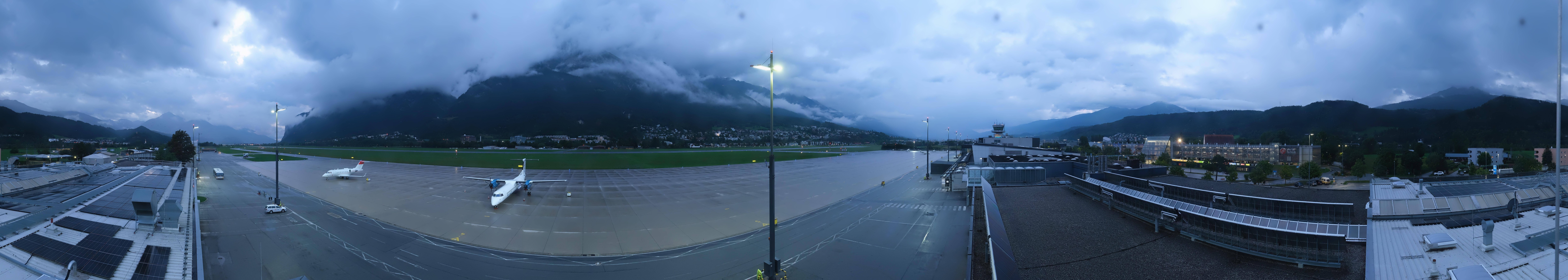 Archiv Foto Webcam Panorama Innsbruck Flughafen