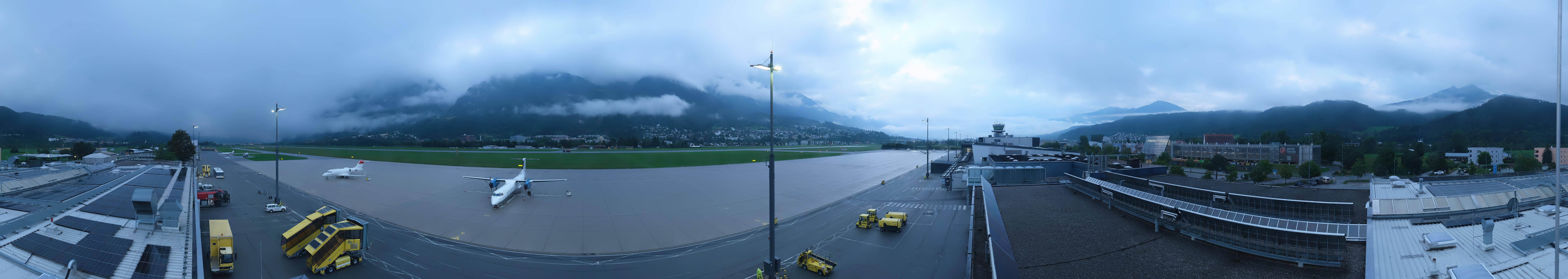 Archived image Webcam Airport Innsbruck Panorama