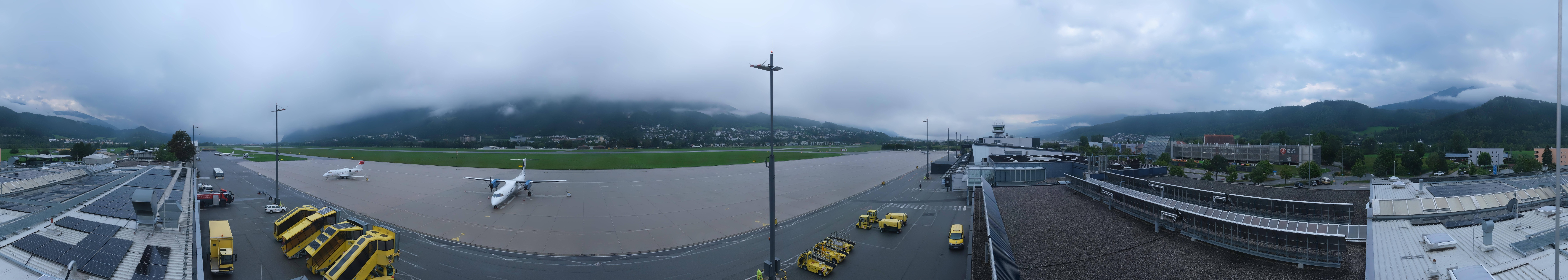 Archived image Webcam Airport Innsbruck Panorama