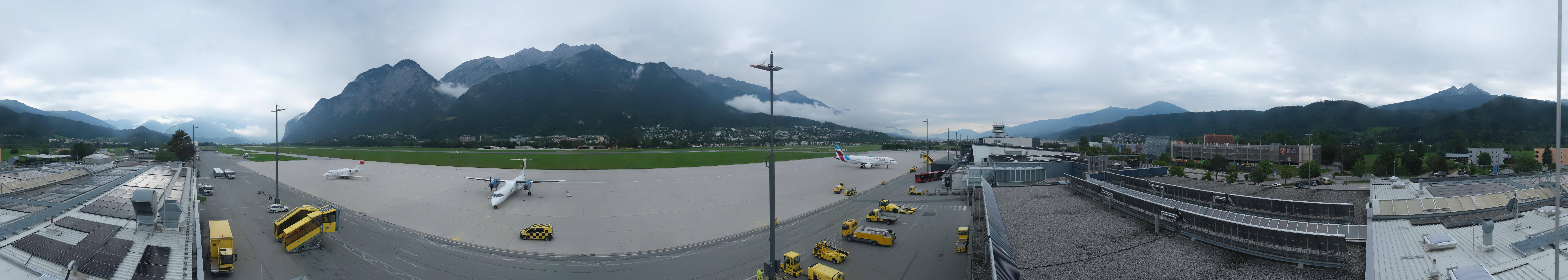 Archiv Foto Webcam Panorama Innsbruck Flughafen