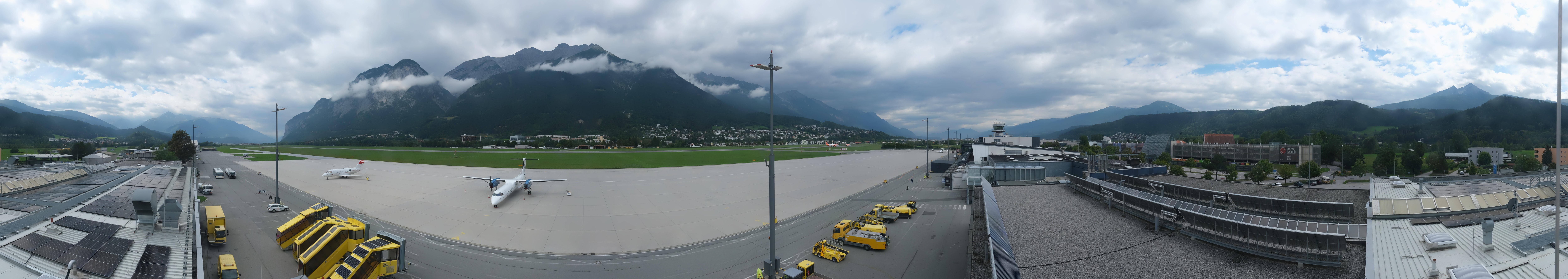 Archiv Foto Webcam Panorama Innsbruck Flughafen