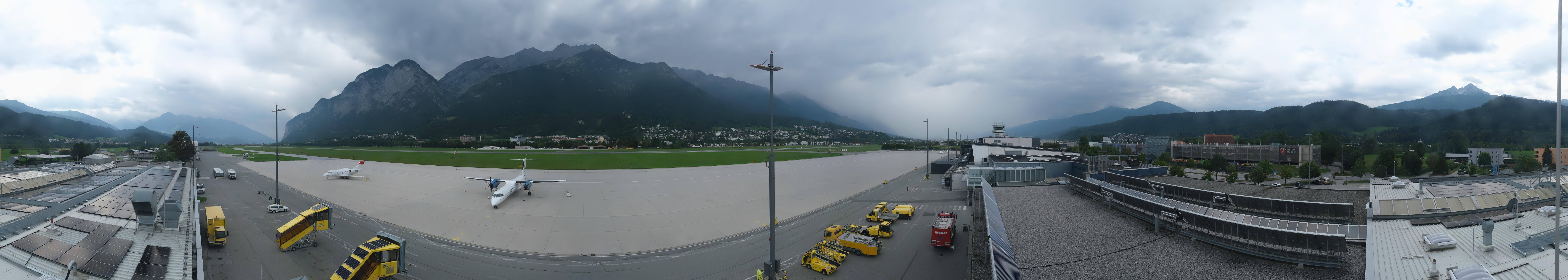 Archiv Foto Webcam Panorama Innsbruck Flughafen