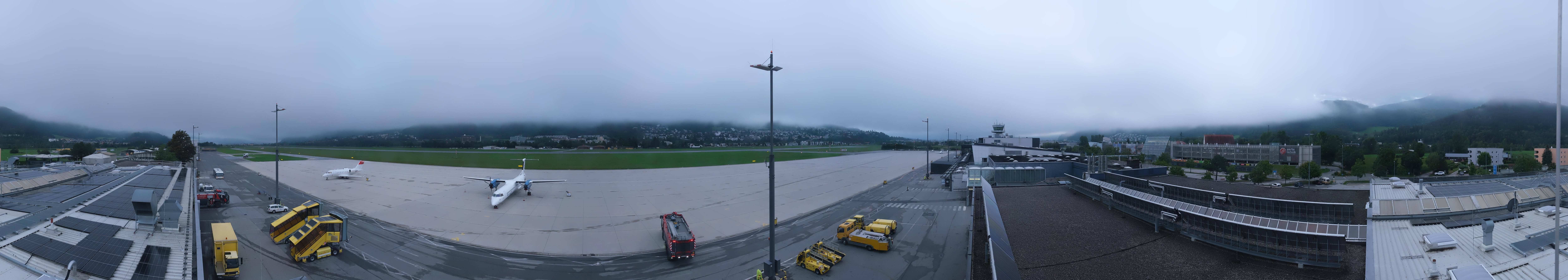 Archived image Webcam Airport Innsbruck Panorama