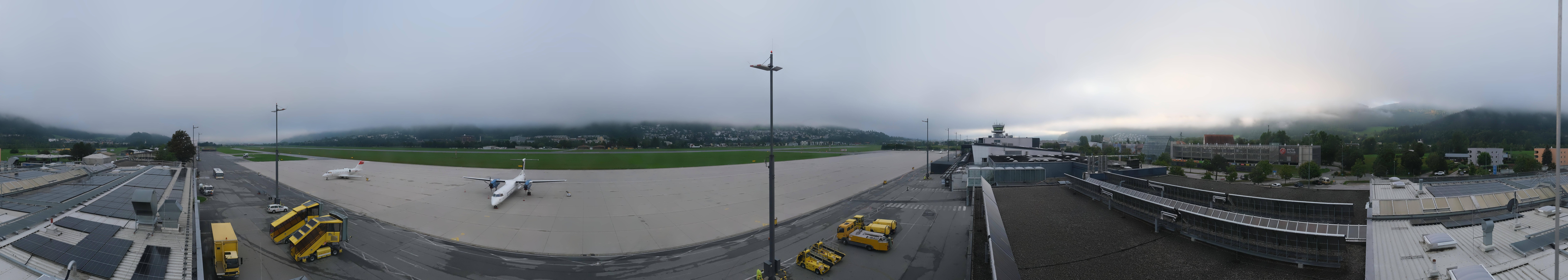 Archived image Webcam Airport Innsbruck Panorama