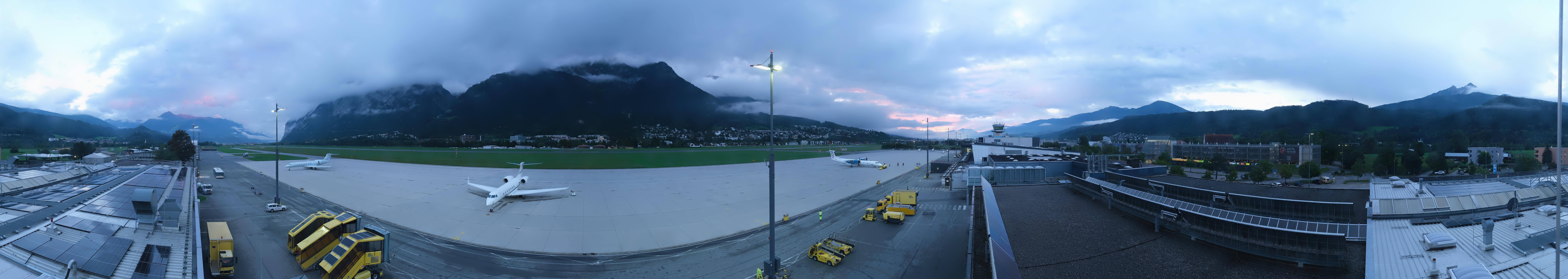 Archived image Webcam Airport Innsbruck Panorama