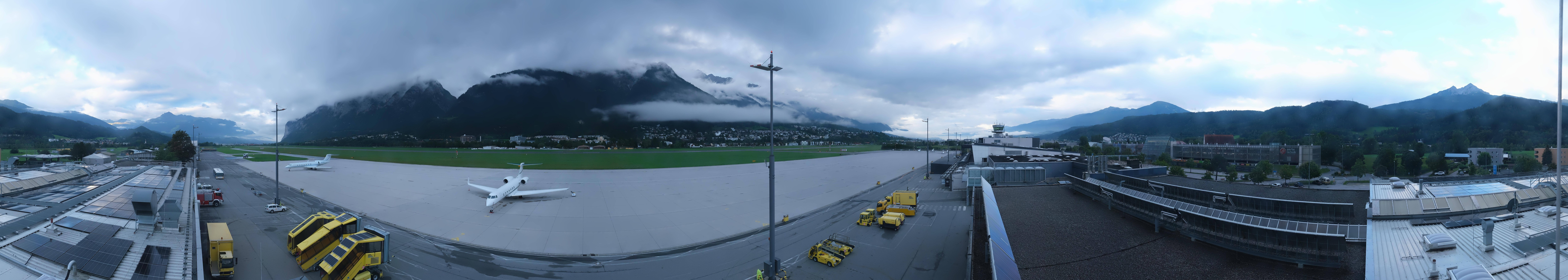 Archived image Webcam Airport Innsbruck Panorama