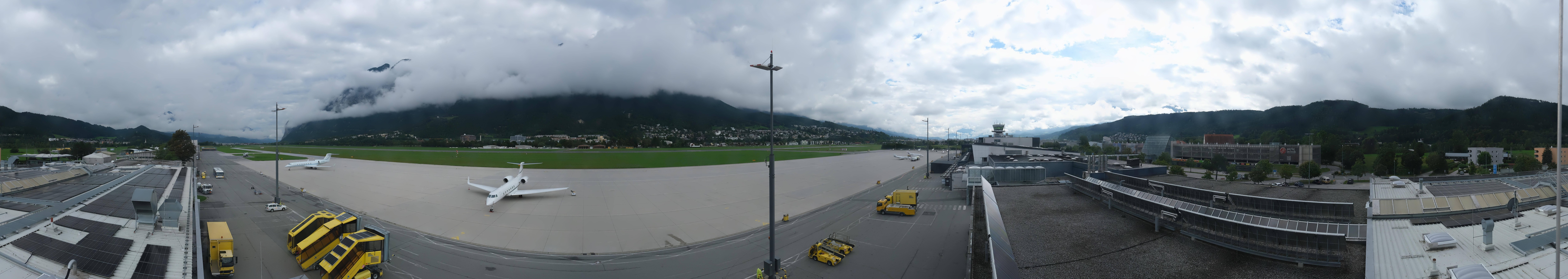 Archived image Webcam Airport Innsbruck Panorama