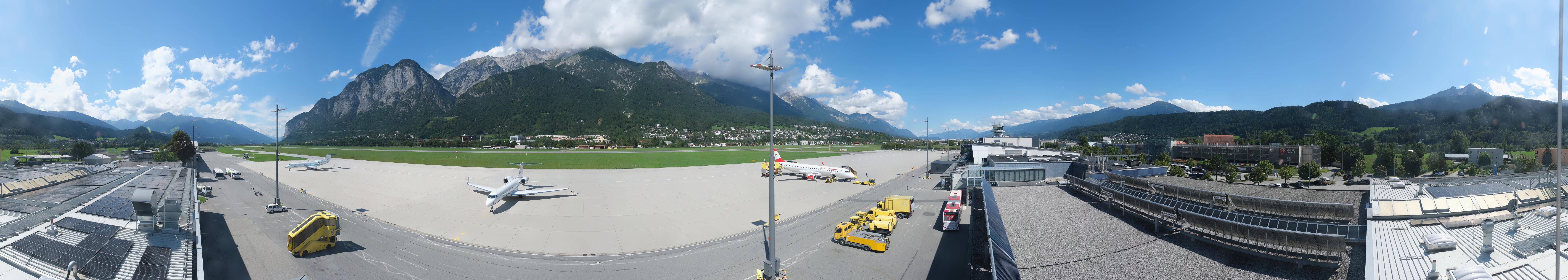 Archiv Foto Webcam Panorama Innsbruck Flughafen